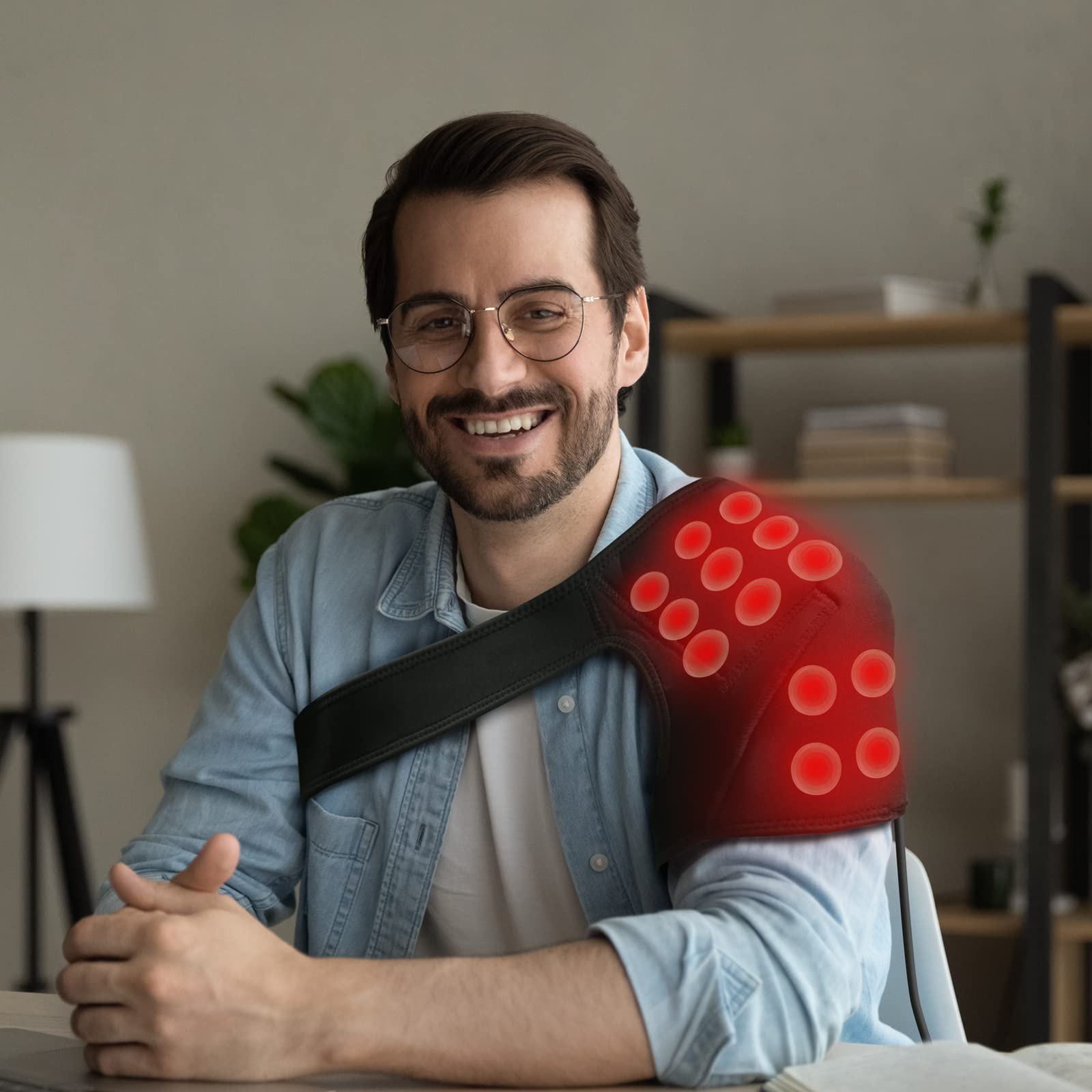 UTK Jade Infrared Rotator Cuff Heating Pad for Shoulders Pain Relief