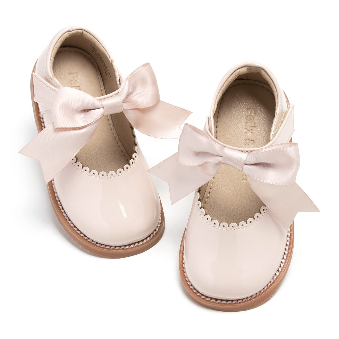 Felix & Flora Toddler Little Girl Mary Jane Dress Shoes - Ballet Flats for Girl Party School Shoes — view 21