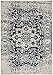 Safavieh Madison Collection MAD603D Vintage Snowflake Medallion Distressed Area Rug, 3' x 5', Cream/Navy