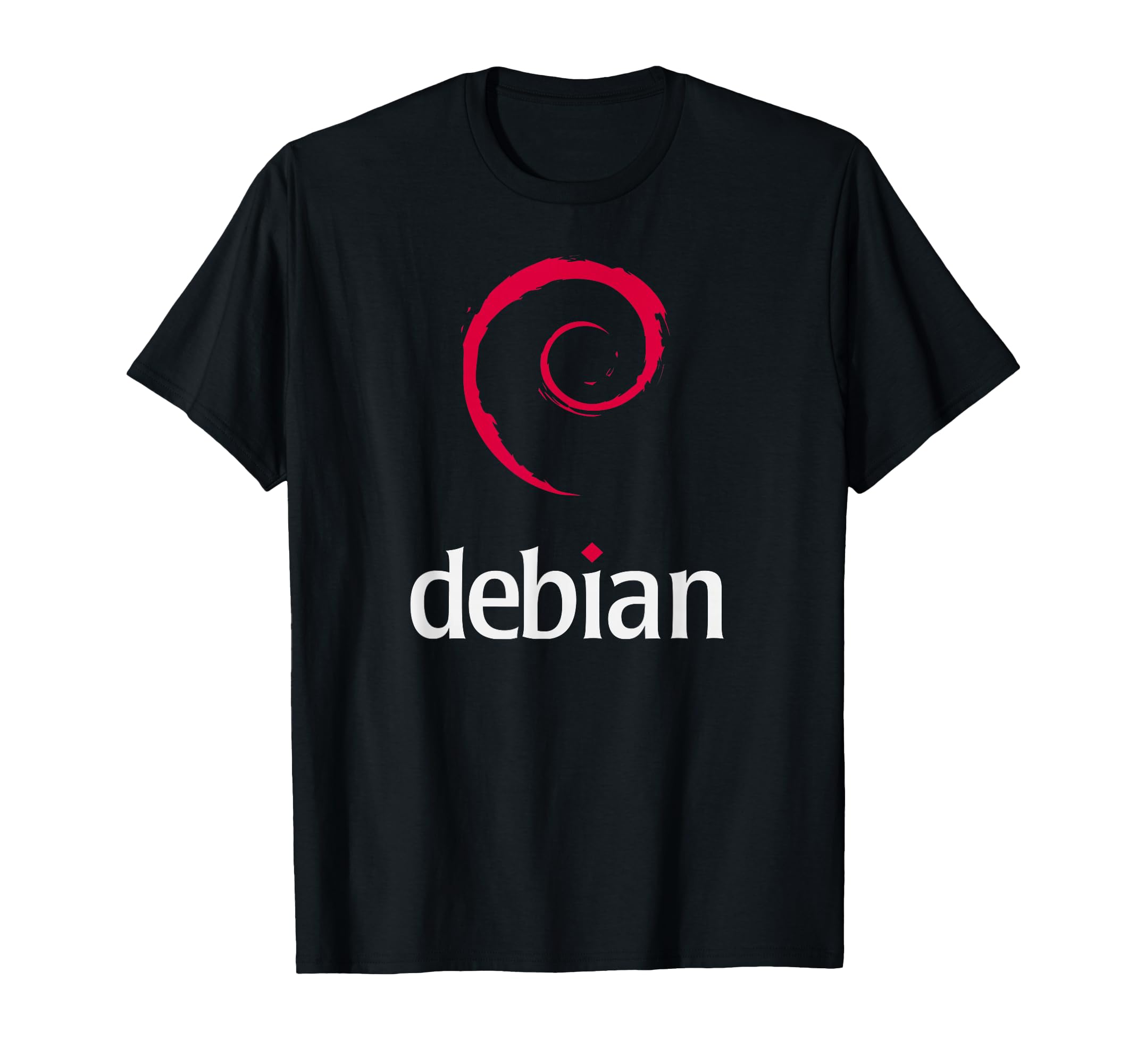 Linux Lover T-Shirt Debian Tagline Spiral Logo OpenSource Os T-Shirt