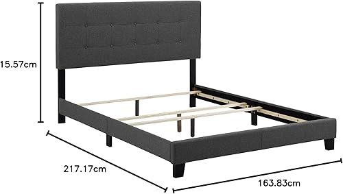 Miniatura 48 de Modway MOD-6000-WHI Amira - Cama tapizada de tela, color blanco Celeste,Blanco,Beige,Gris,verde azulado