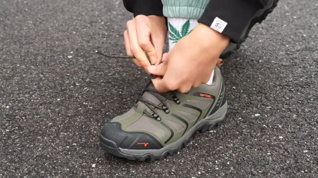 NORTIV 8 Men's Low Top Waterproof Hiking Shoes Outdoor Lightweight