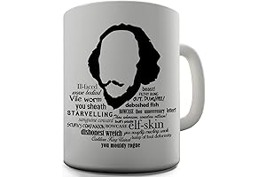 11 OZ Funny Shakespearean Insults Mug: A Cup of Wit and Scorn