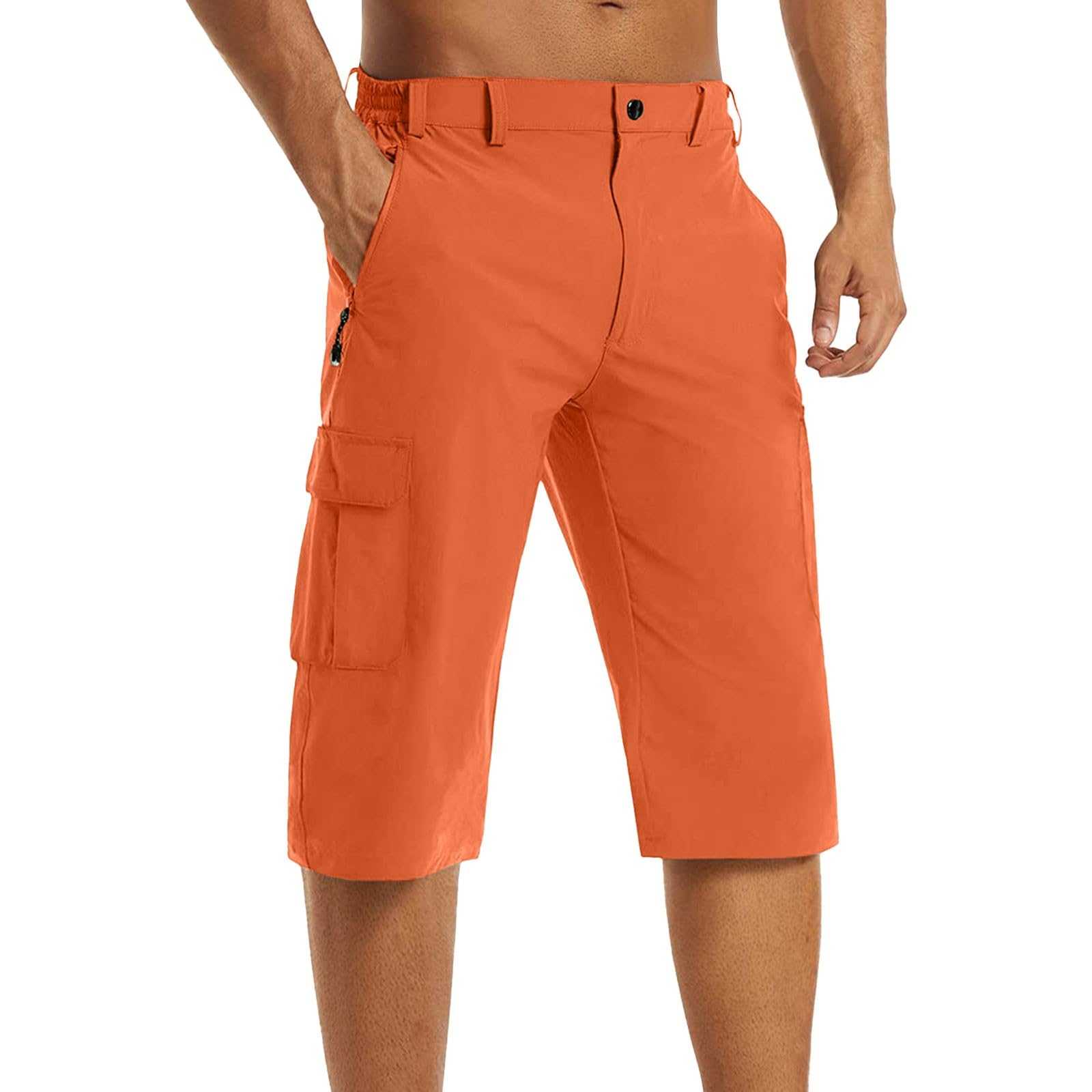 Genérico Pantalones Cortos Cargo para Hombre Bermudas de Trabajo Pantalón Corto Regular Fit Vintage Shorts Verano Pantalón Deportivo Estilo Casual Pantalon Corto Hombre Vestir Pantalones Cortos Cortos