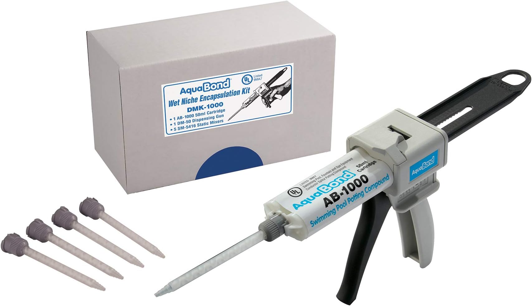 Underwater Pool and Spa Potting Kit | Waterproof Pool Light Potting Epoxy | Electrical Conductive Resin for Lighting Fixtures | Niche Potting Kit | DMK - 1000 (1.7 oz)