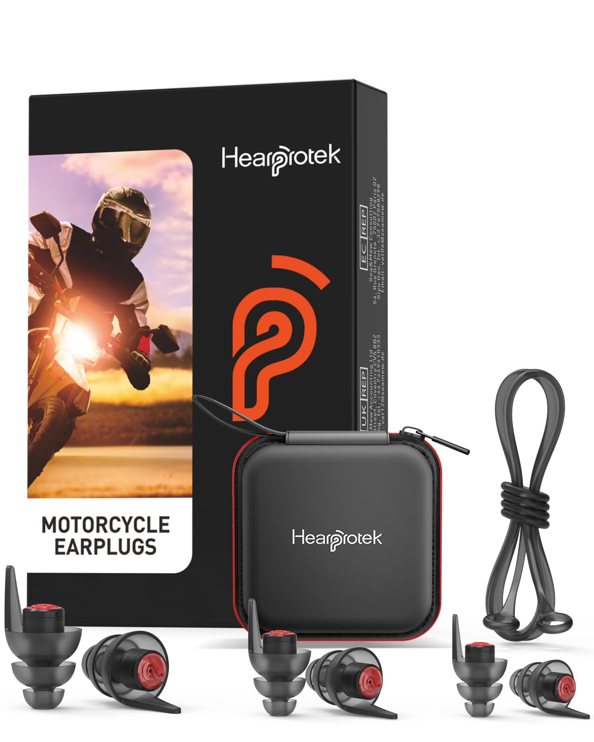 Hearprotek Motorcycle Ear Plugs 24dB