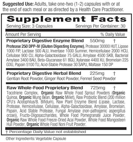EMERALD LABS Digestive Health - Digestive Aid with Probiotics & Digestive Enzymes - Supports Gut Health & Constipation - Vegetarian, Gluten-Free - 90 Vegetable Capsules (30-Day Supply) - Image 3