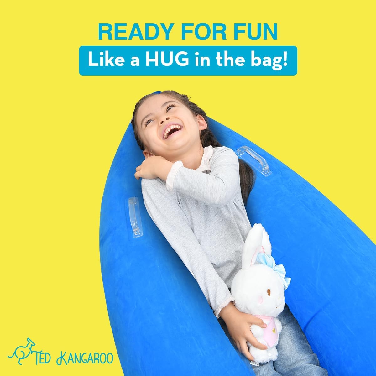 Sensory Chair for Kids - Inflatable Peapod for Children, Includes Electric Air Pump image 4