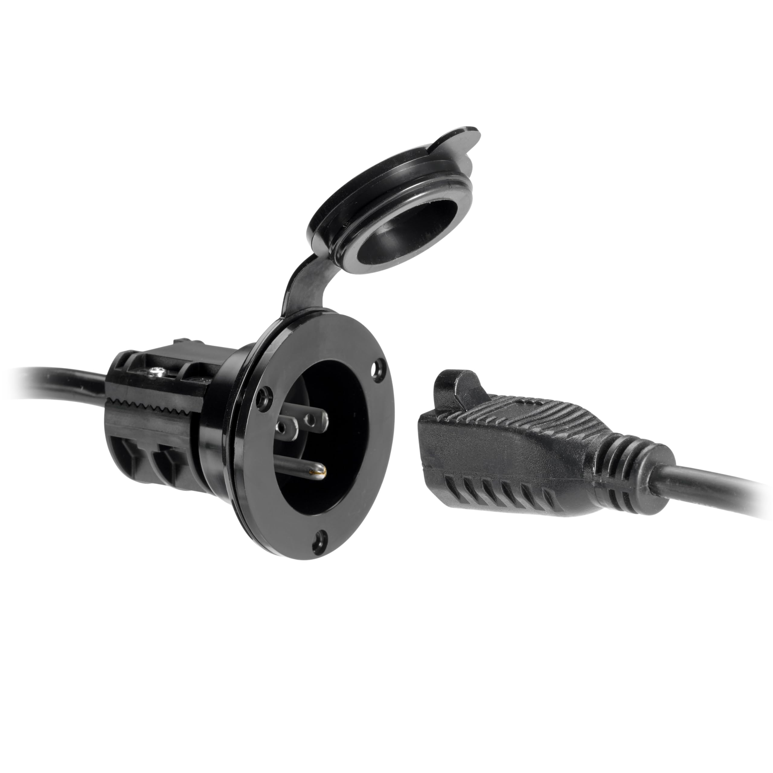 MinnKota AC Power Port (Black)