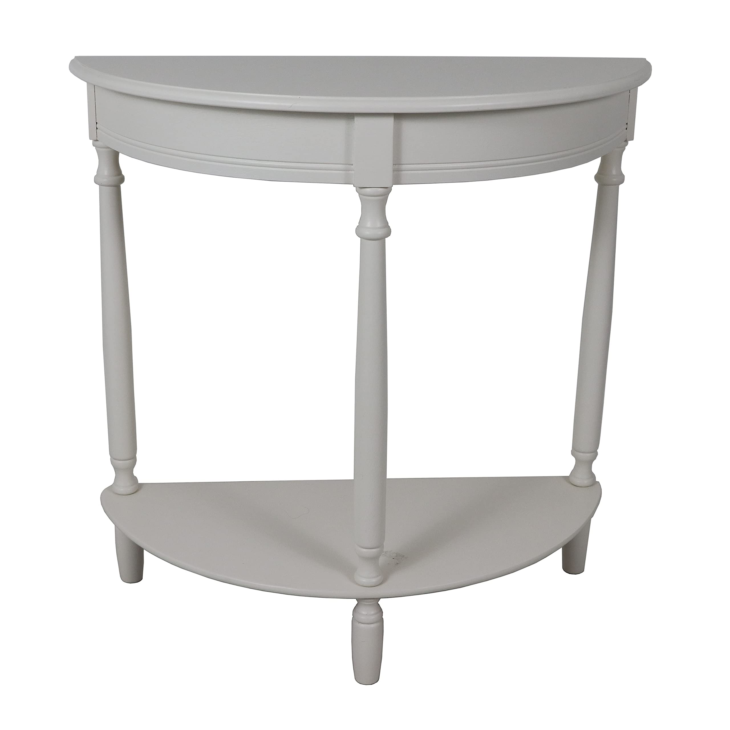 Decor Therapy Simplify Half Round Accent Table