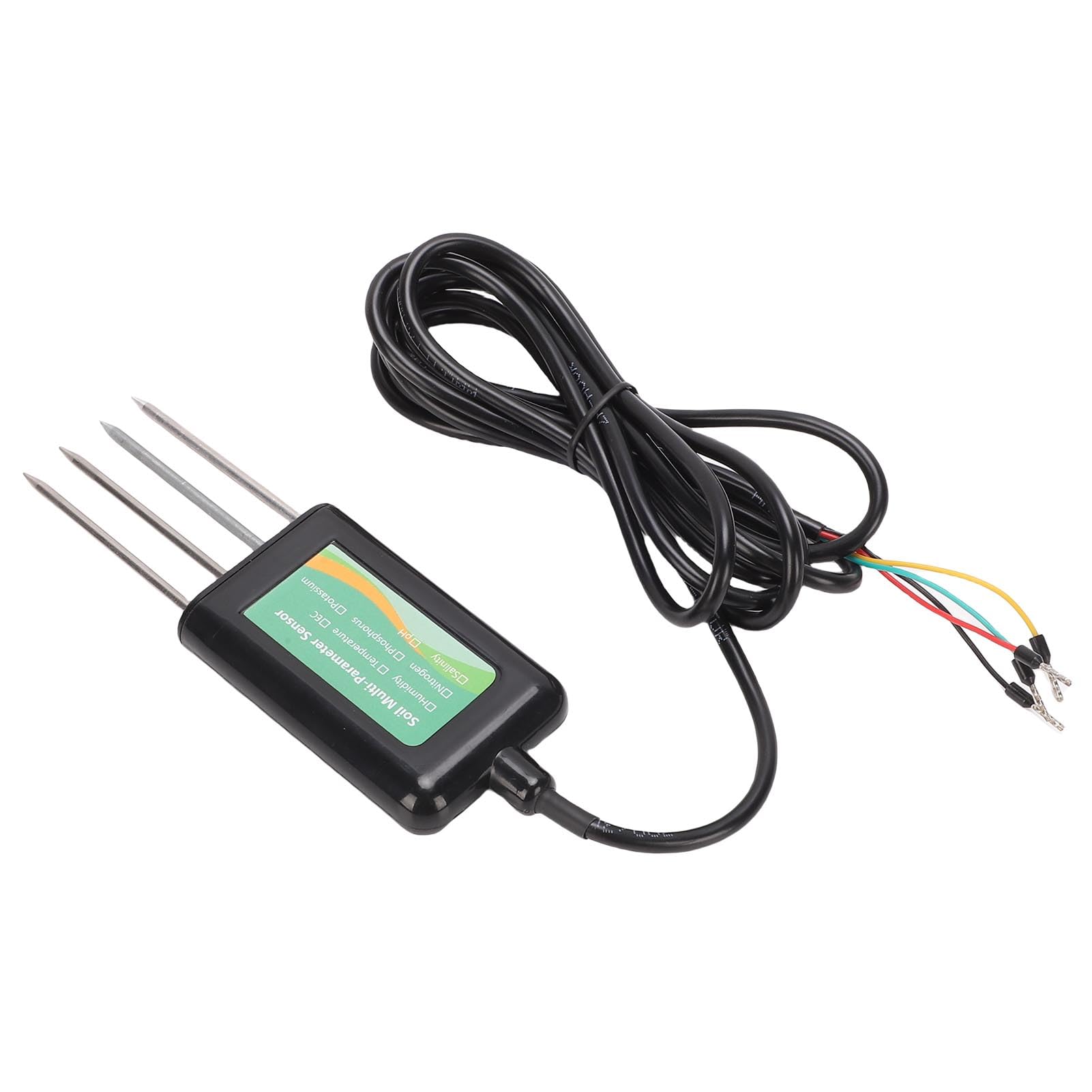 Cuifati Medidor de Humedad del Suelo 8 en 1, Temperatura Digital del Suelo/Prueba de Humedad del Suelo y Medidor de PH/EC del Suelo, NPK del Suelo, Salinidad del Suelo para Jardinería,