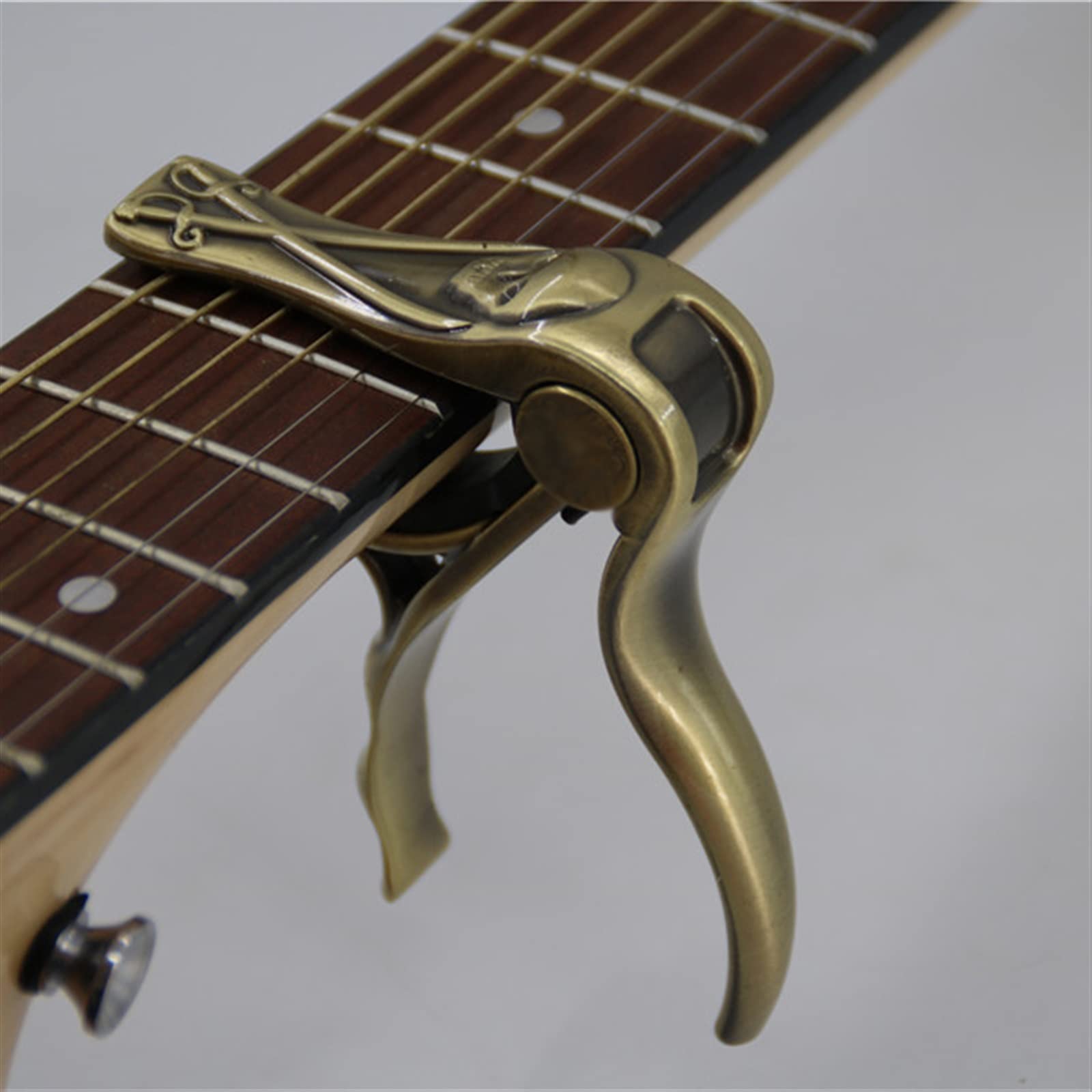 Professionale Strumenti per Chitarra Capotasto Per Chitarra In Lega Di Alluminio Per Chitarra Acustica In Legno Ukulele Tuning Clamp Accessori Per Strumenti Musicali Strumenti per Chitarra (Color : 0