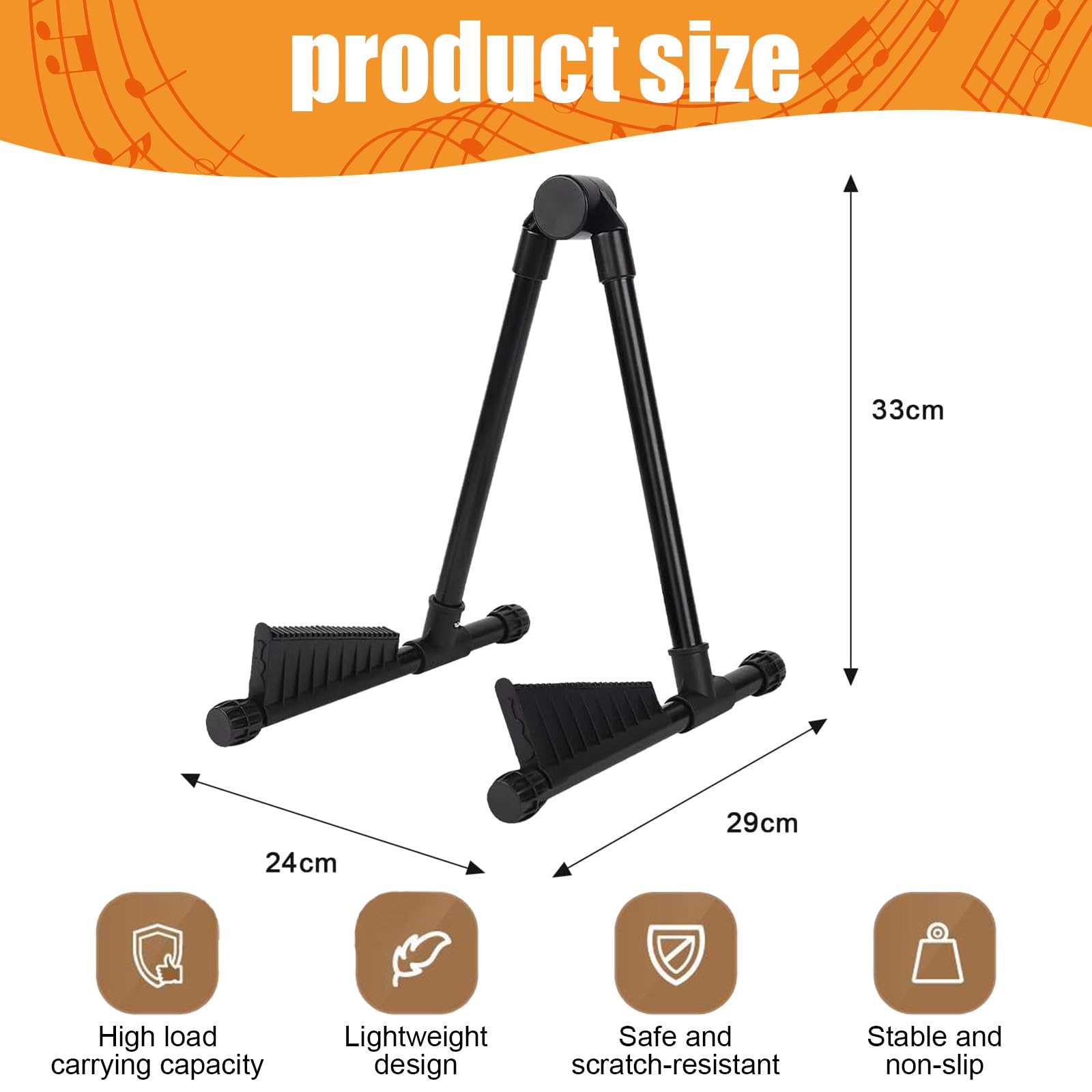 MAHANCRIS Supporto Porta Chitarre a 2 Livelli per 5 Strumenti, Chitarre MAHANCRIS Supporto Porta Chitarre a 2 Livelli per 5 Strumenti, Chitarre