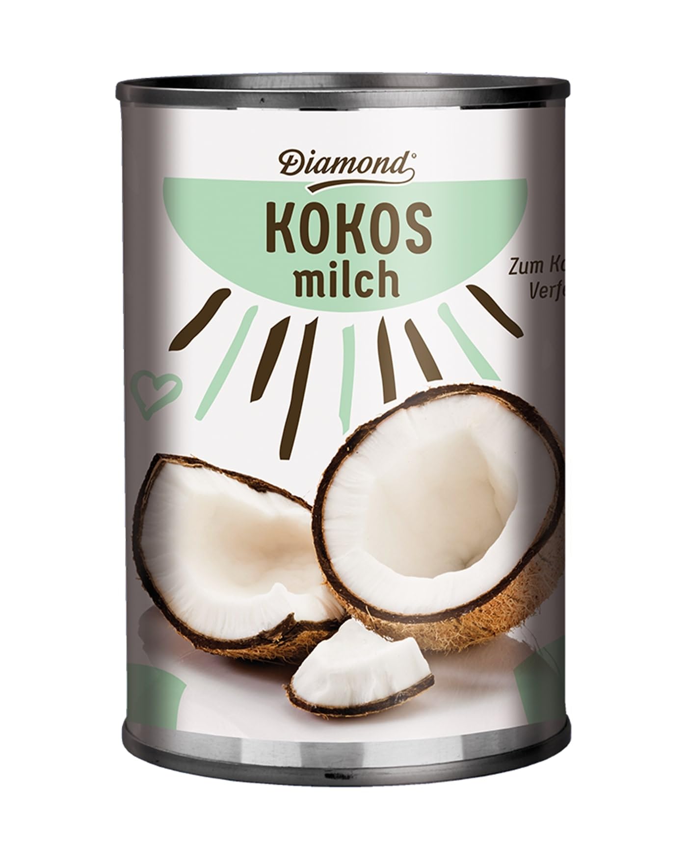 DIAMOND Leche de coco 17% grasa 400 ml vegana sin gluten sin lactosa