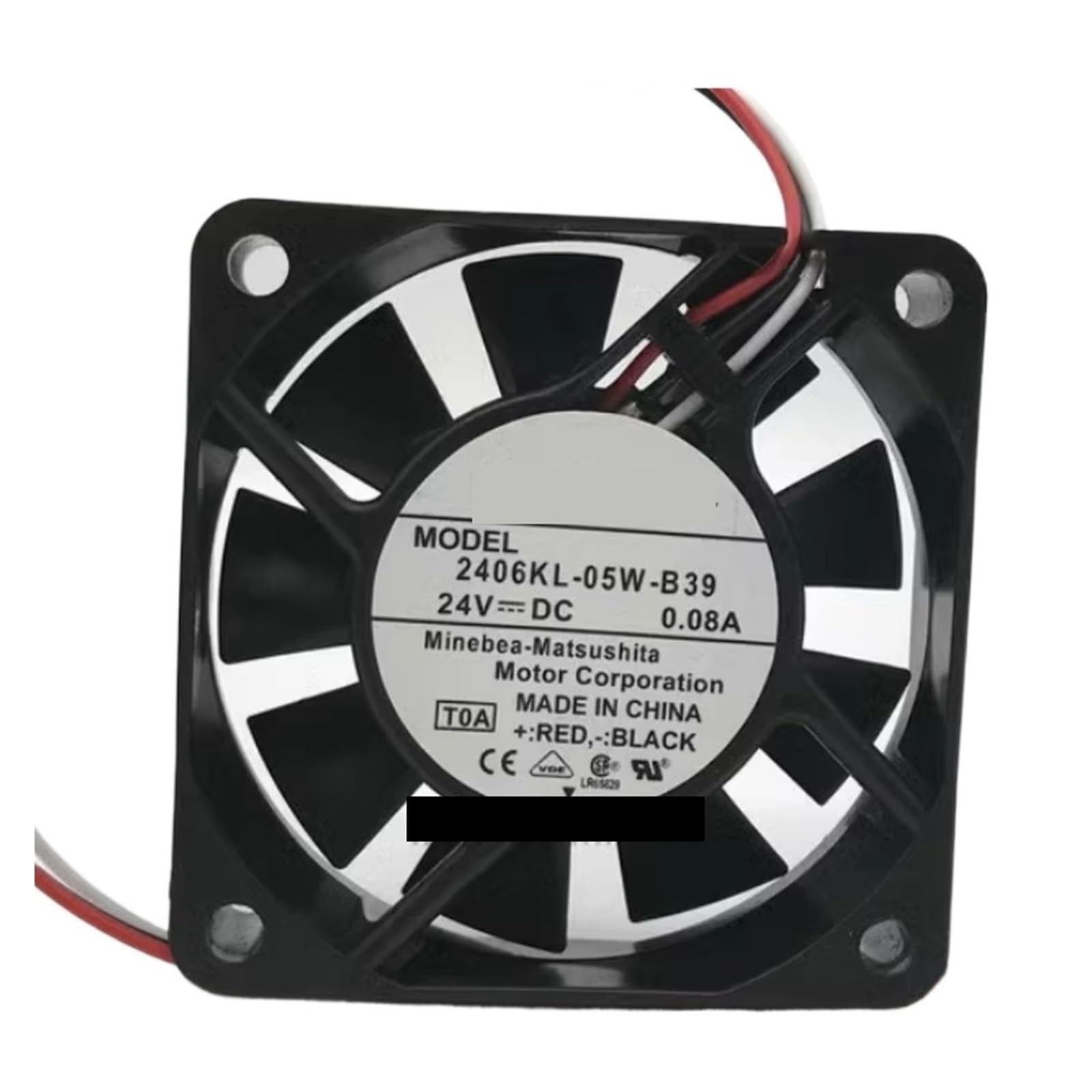 YMUGUEGH 2406KL-05W-B39 24VDC 60 * 60 * 15MM 0.08A axial flow fan