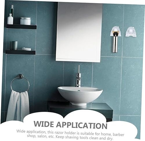 Miniatura 6 de PRETYZOOM 9 Pcs Razor Holder Kitchen Robe Hook Hanging Plug Hooks Plastic Hooks for Hanging Towel Hooks Máquina De Afeitar para Hombre Bathrobe