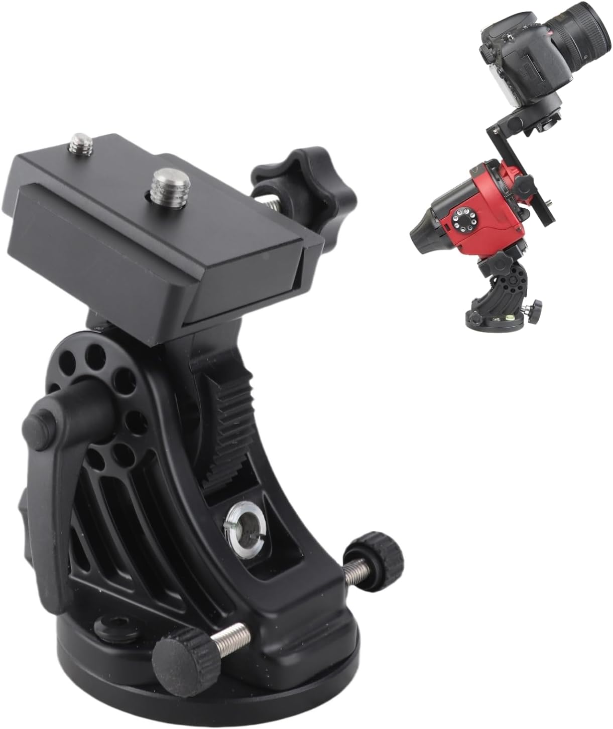 Bewinner Telescope Base Mount, Star Adventurer Latitude (EQ) Base, 70° Adjustment Telescope Tripod, Aluminum Alloy Skywatcher Equatorial Wedge