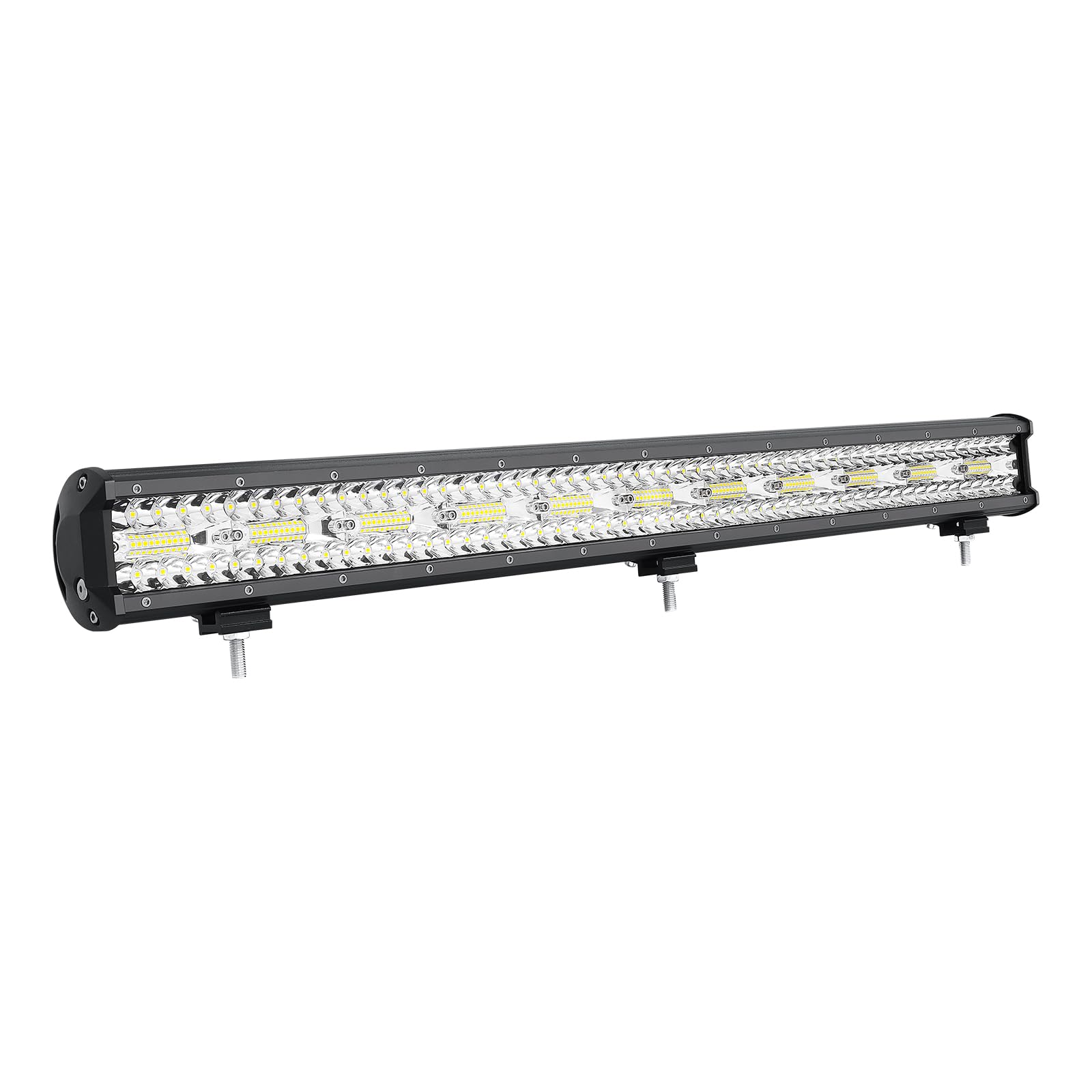 AUXTINGS 78 cm 220W Barra LED 4x4, Triple Fila de Foco y Inundación Tira LED 12V 24V Impermeable Faro de Trabajo Proyector para SUV Coche Camión Tractor Quad Vehículo Barco