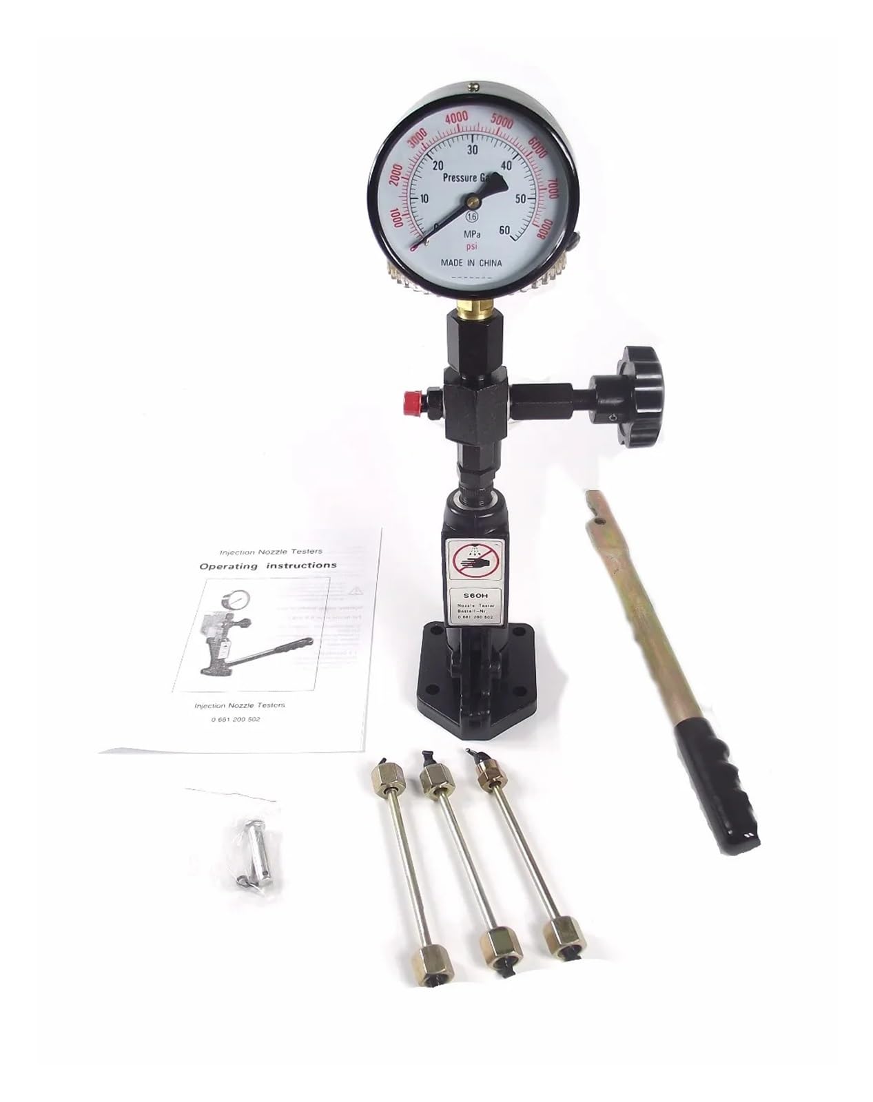Probador de inyectores, Comprobador de inyectores Common Rail CIT800, comprobador de inyectores piezoeléctricos + Validador de inyectores S60H