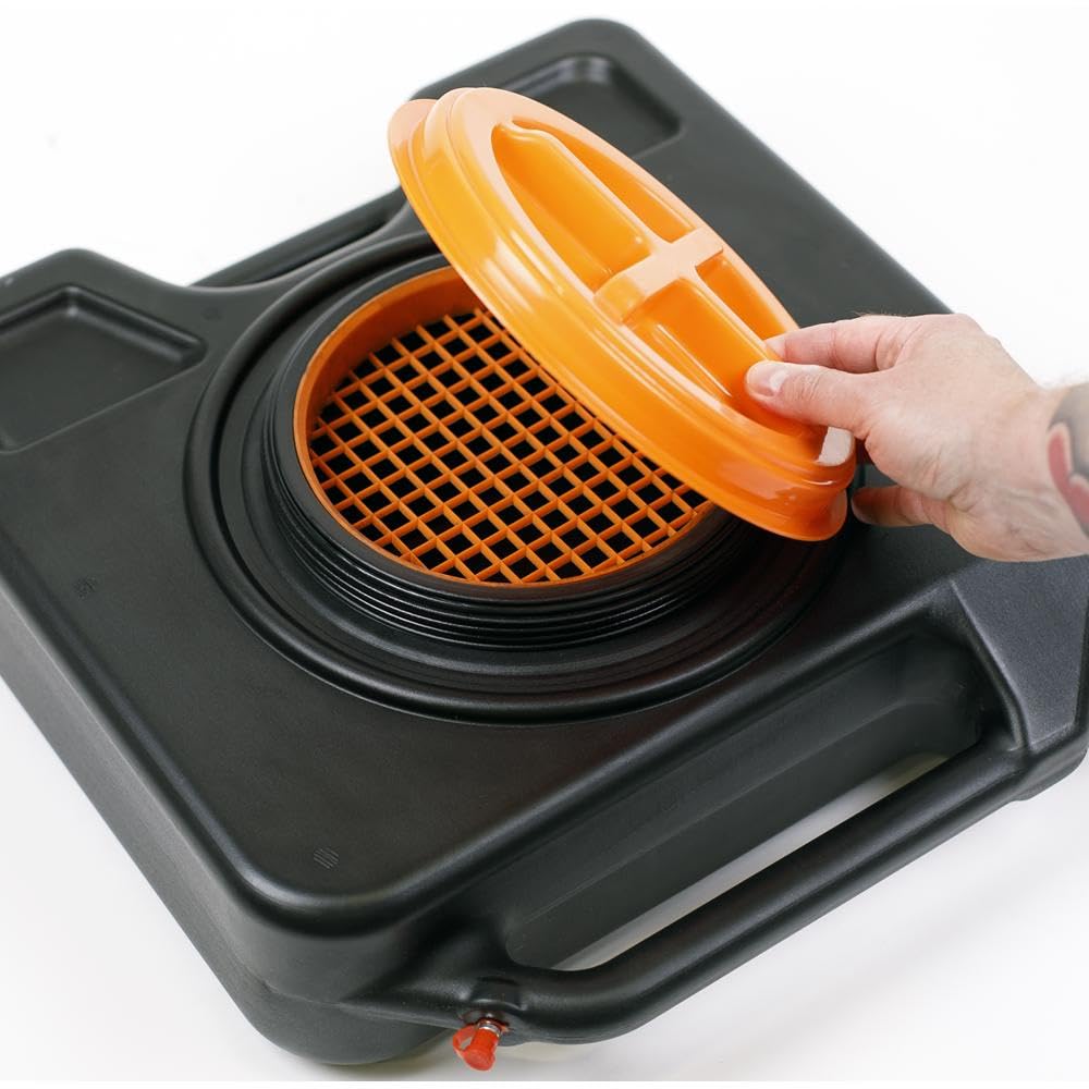 Sealey Bac de vidange d'huile/liquide et récipient de recyclage, 15 L – à roulettes – DRP44