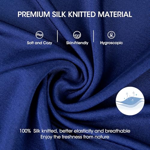 Men's Silk Tank Tops Sleeveless Pure Silk Undershirt Super Absorbent and Breathable2