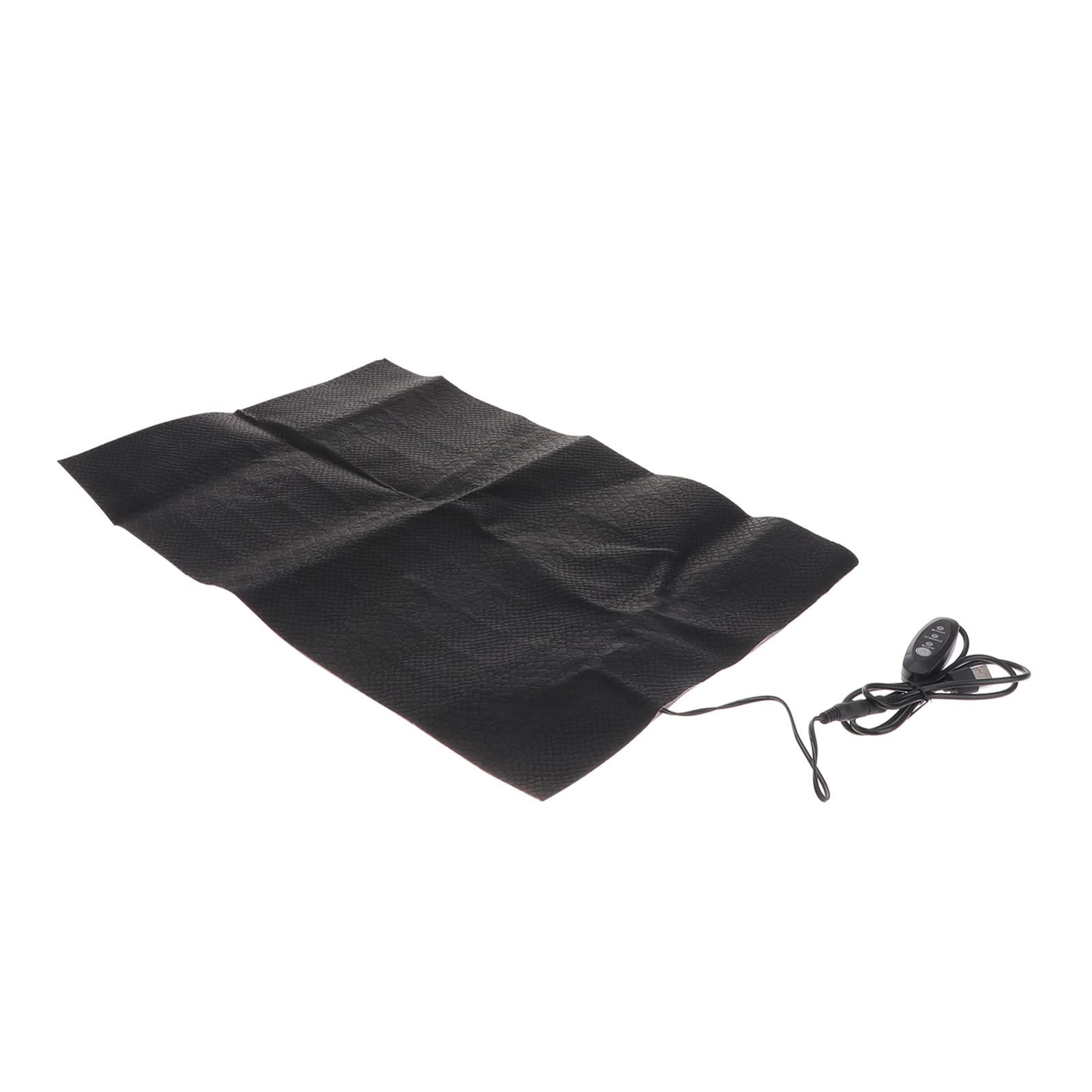 FOMIYES Pet Heating Pad USB Adjustable Temperature Cushion for Cats and Dogs Quick Heat Up Pu Material Low Power Consumption for Indoor Use