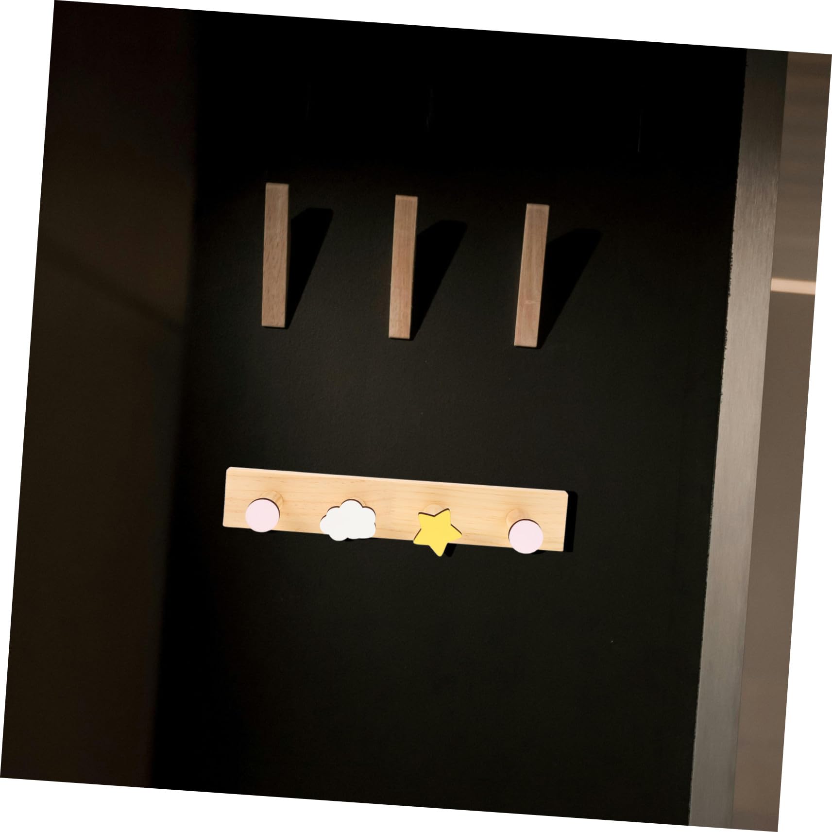 Creativo Gancho de Madera para Habitación Infantil, Pared