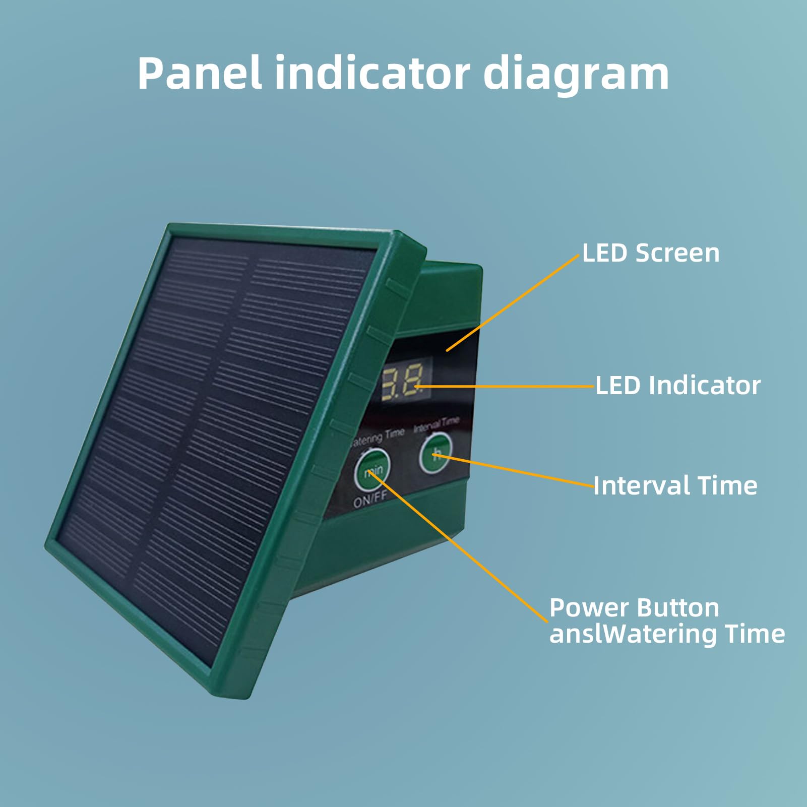 de riego por goteo solar para jardín Pantalla digital de riego automático para 10 plantas en macetas con modos de temporizador 30x7 Kit de riego por goteo antisifón