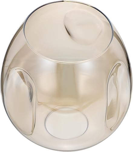 Miniatura 6 de OSALADI Reemplazo de pantallas de lámpara de cristal, pantalla colgante transparente, globos de repuesto para lámpara de cristal, cubierta de