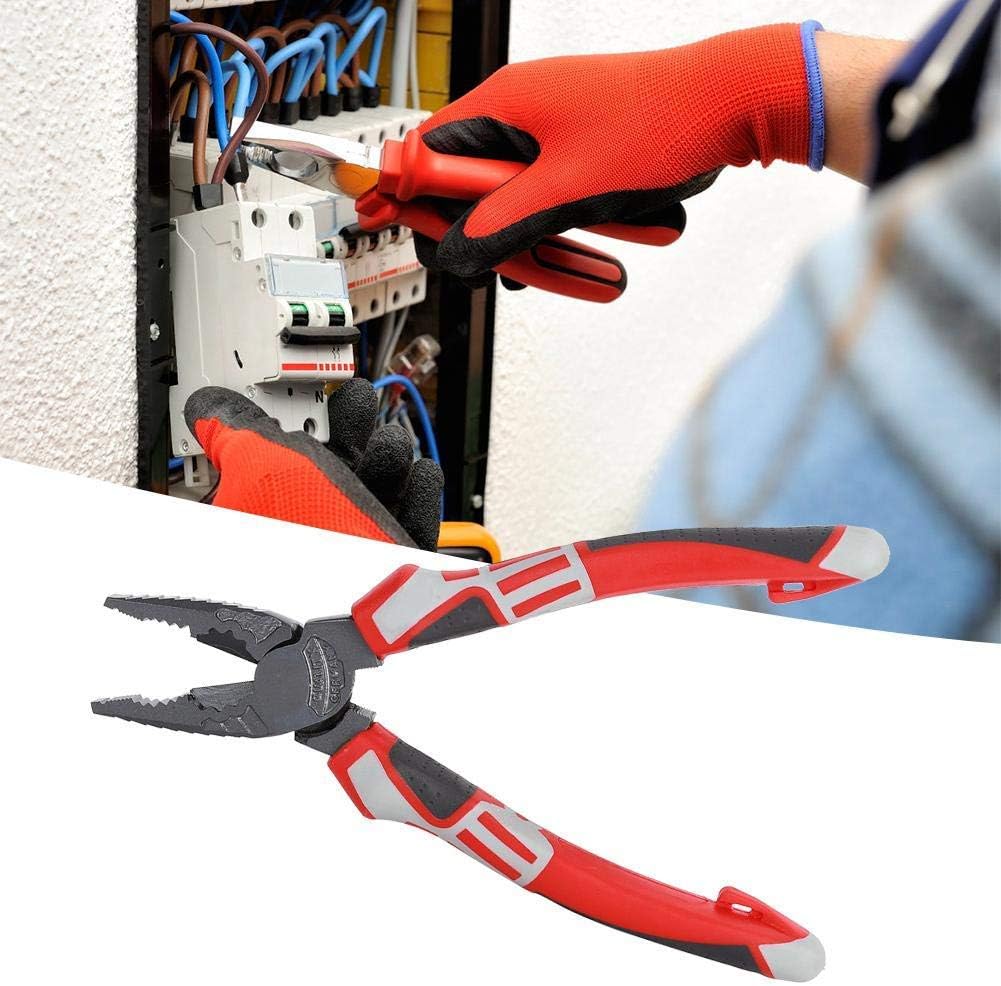 8 inch Wire Stripper Tool Cable Cutters Multi Functional German Electrician Pliers for Electricians or Household Use
