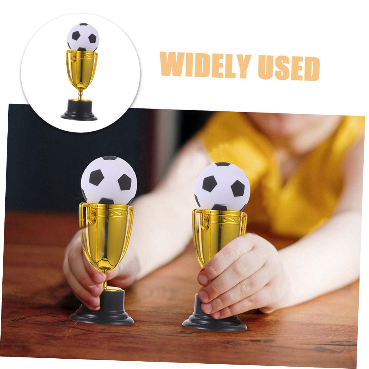 NUOBESTY Zestaw 3 Małych Plastikowych Trofeów Na Zawody Games Celebration Competition Award Trophy Cup