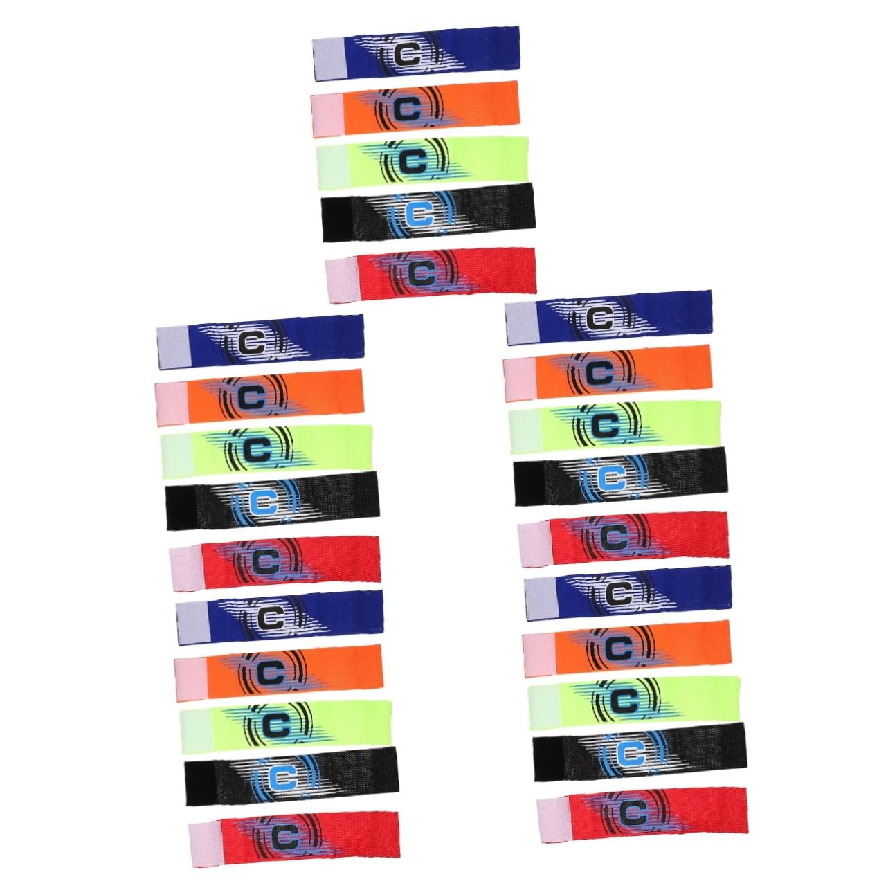 HANABASS Braccialetti per Calcio Resistente Sport per Calcio Basket Hockey E Baseball Facile Trasportare E Conservare 5