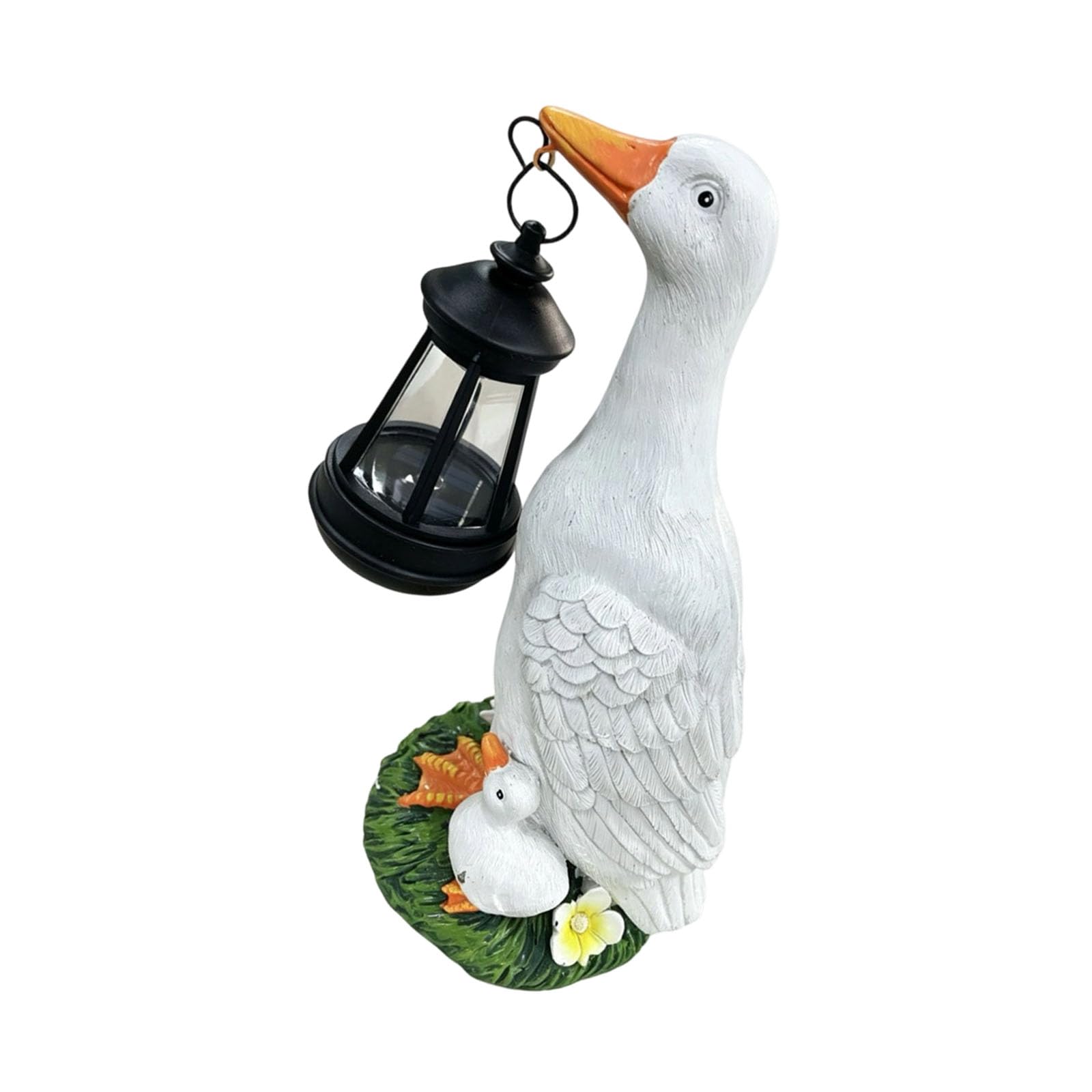 Elnwnnkc Shaped Solar Light Resin Garden Decoration for Outdoor Courtyard Mood and Night Lighting Pen Decoration Adorable Solar Garden Light Resin Ornament