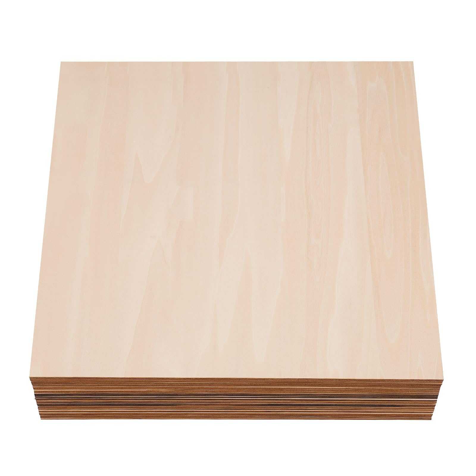 Lot De 20 Feuilles De Contreplaqué Tilleul 30x30x0,15 Cm - Pour Modélisme, Bricolage, Gravure Laser