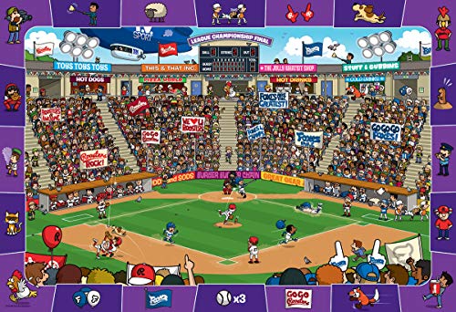 Baseball - Spot and Find 100-Piece Puzzle, Star - Thumbnail 2