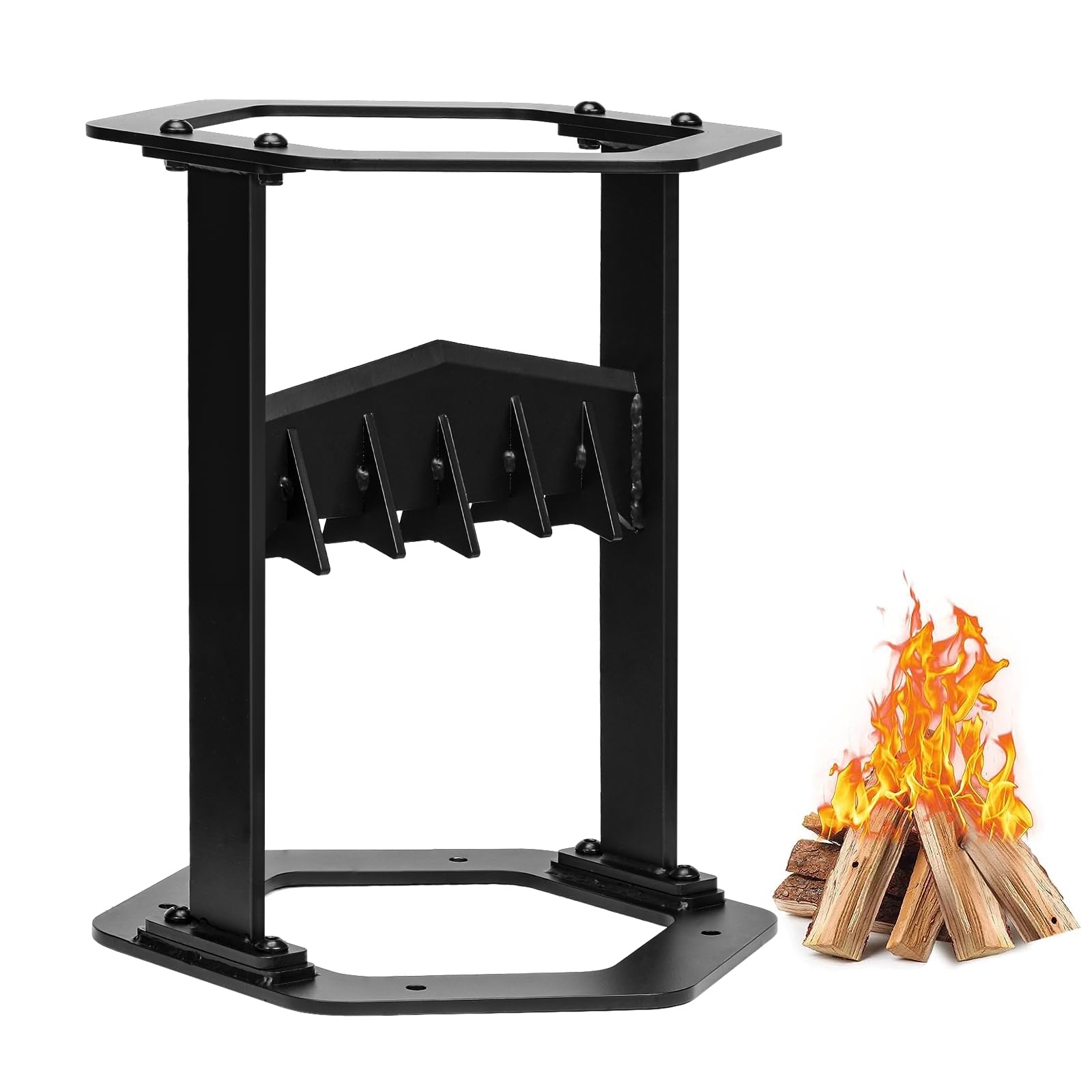 Chloraeon Heavy Duty Log Splitter, Safely and Easily Kindling Cracker Firewood Splitter, kindling Splitter for Wood Manual Log Splitter Wedge 12LBS