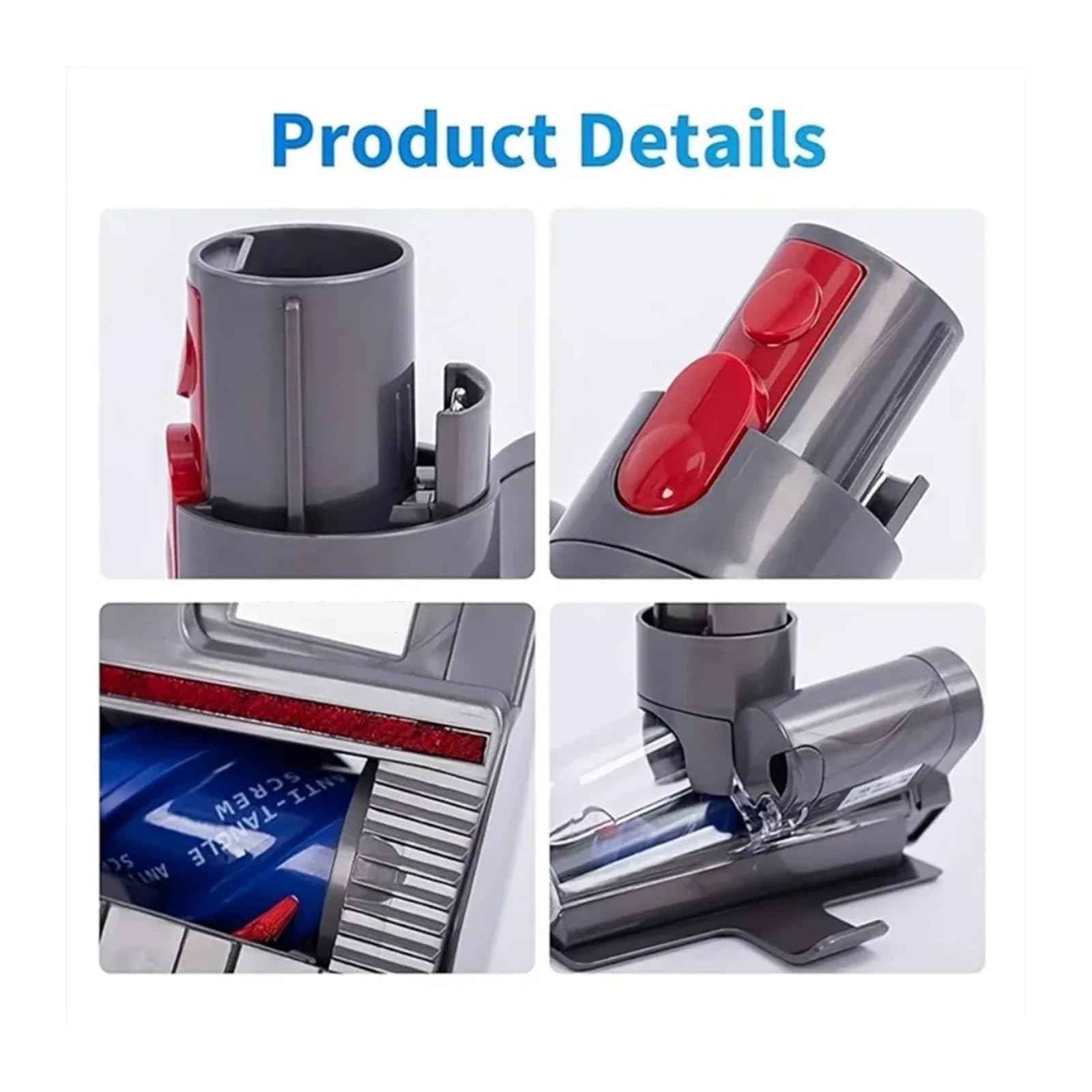 Cabezal De Cepillo Motorizado, Compatible Con Dyson, V7 V10 V11 V15
