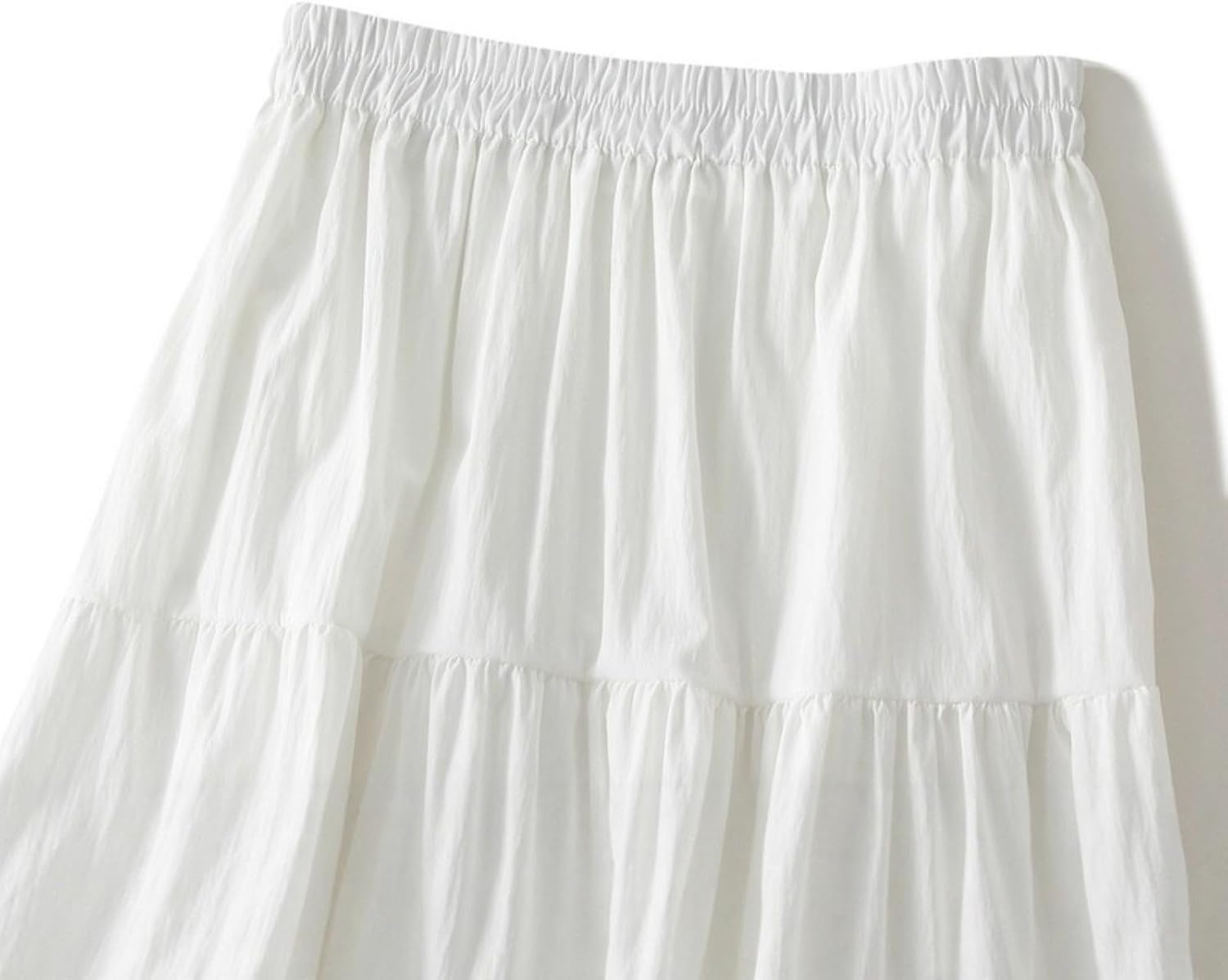Women's Spring Lace Patchwork Maxi Skirt Midi Length