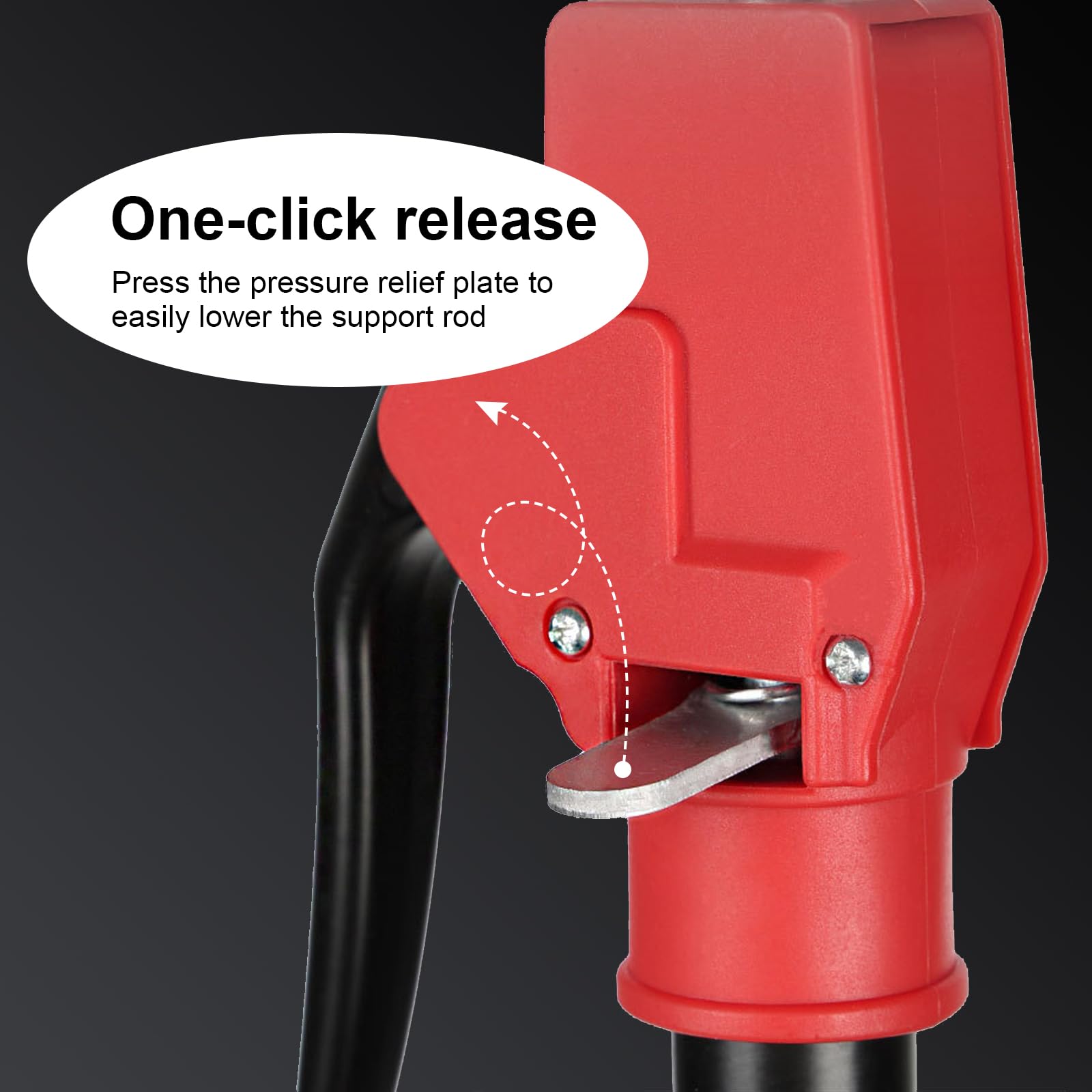 JAOGAUS Cabinet Jack Stands, Strumento di sollevamento manuale di risparmio di manodopera, Sistema di supporto in acciaio rapido di lavoro telescopico Asta di sollevamento strumento di terza mano,