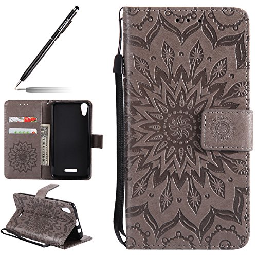Uposao Coque Wiko Lenny 4 Housse en PU, Pochette Portefeuille en Cuir Coque Protection Flip Cover...
