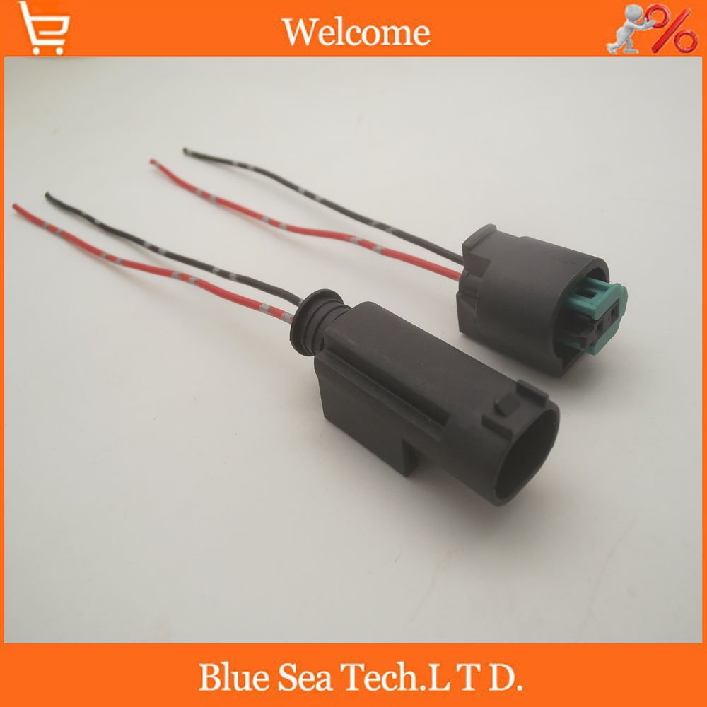 Shomy Sample,1 pairs 2Pin 1.0mm Auto connector,water Temp sensor plug