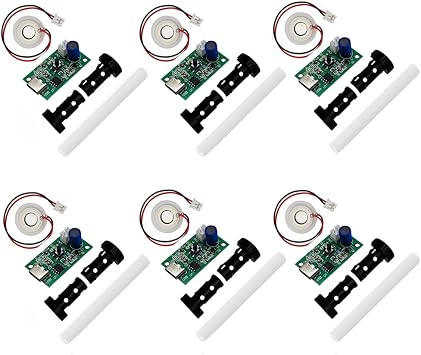 6Pcs USB Humidifieration Atomization Disc Type-C Interface DC 5V Atomization Drive Circuit Board
