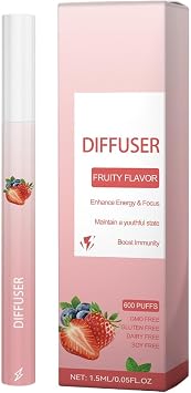 Berry Diffuser Pen - Portable Lung Cleansing Stick, Refreshing Flavor Comfort, Lightweight Design Blend Ease, Health Care Tool, Respiratory Support for Daily Work Travel