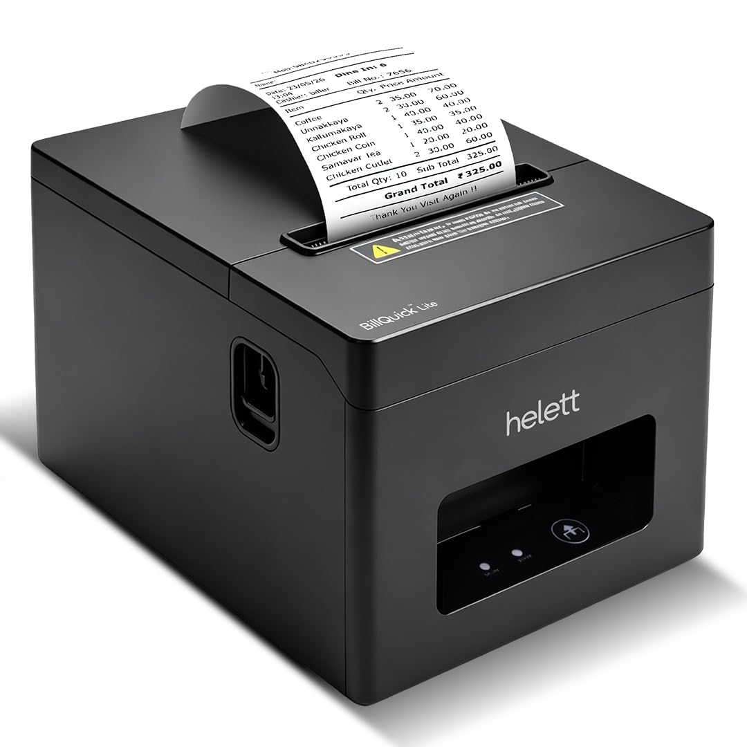 Helett H80i USB Direct POS Autocut Thermal Receipt Printer 80mm(3inch) Compatible with Windows(PC&Laptop) 250mm/s High Speed Printing Connect to Cash Drawer 203 DPI Resolution(1Year Warranty)-image-34