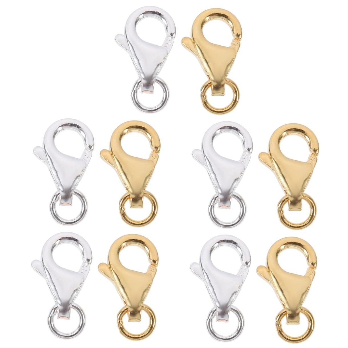 Operitacx 10sets Chiusure Per Collane e Bracciali Fai Da Te Materiali Per Gioielli e Accessori Artigianali Per Creazioni Uniche