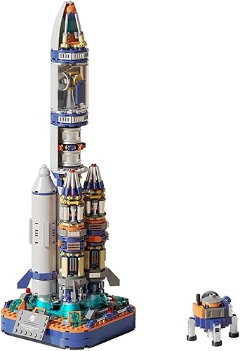 JAKI Bloques de construcción de astronauta, regalos para él, universo, astronauta, decoración del hogar, juguetes STEM para niños, juego de