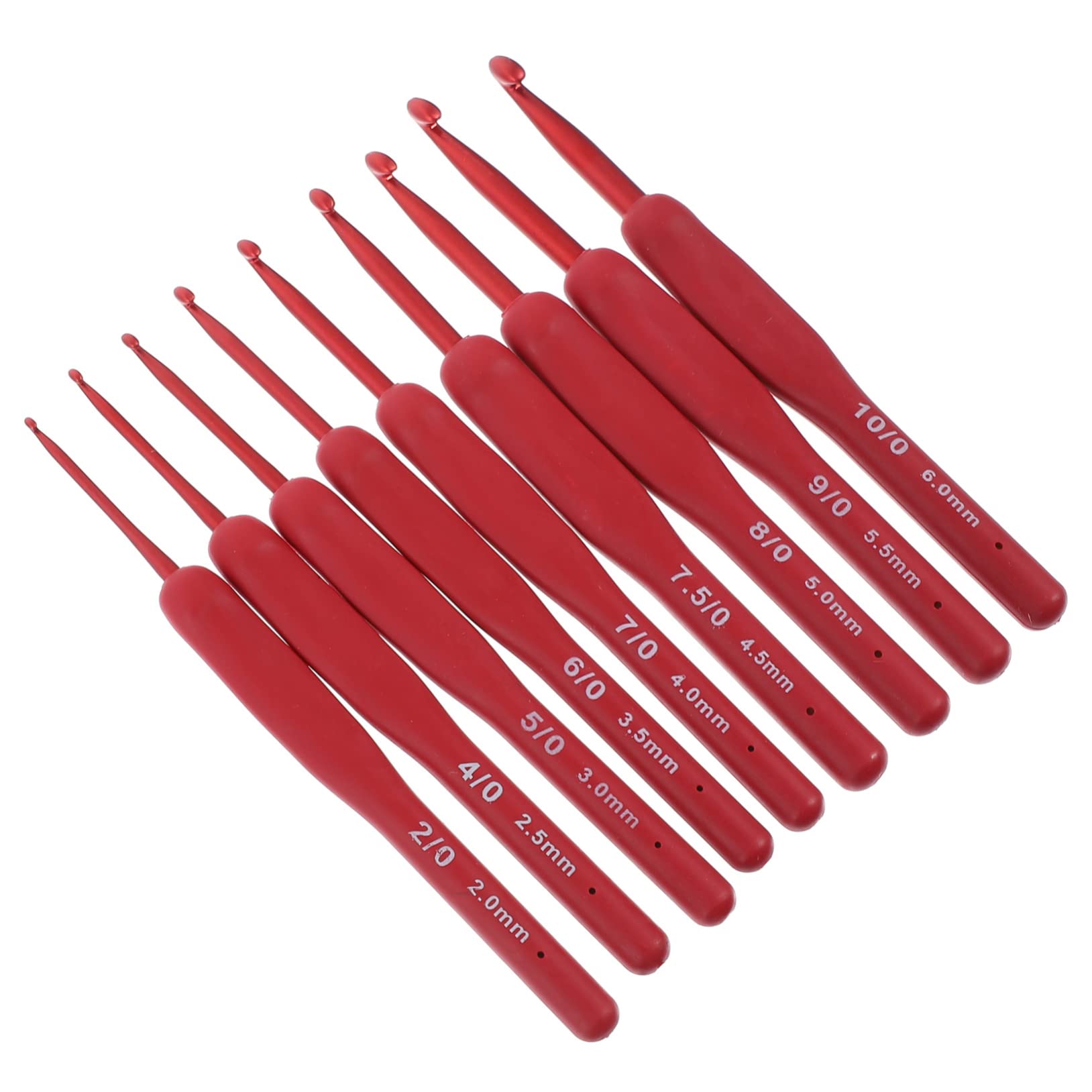 SHINEOFI 27pezzi Ganci Per Uncinetto Ergonomici Alluminio Con Silicone Kit Completo Per Lavori e Fai Da Te Strumenti Cucito Per Principianti e Esperti