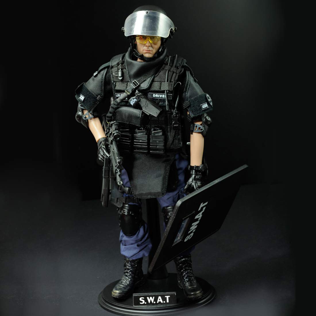 BATOP 1/6 Soldat Modell, 12 Zoll SWAT Spezielle Polizei Soldat Actionfigur Modell Spielzeug Figuren Zubehör