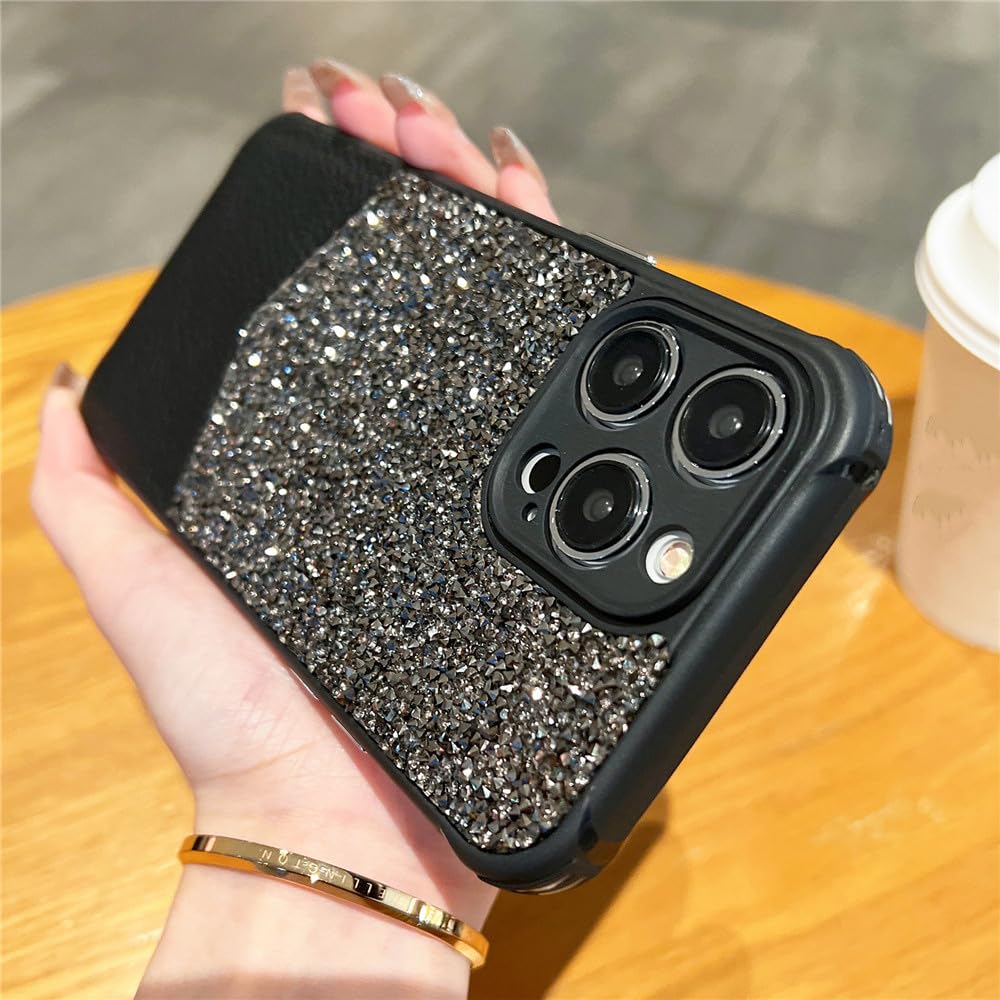 Coque silicone iPhone 11 ENILSA contre rayures cuir noir