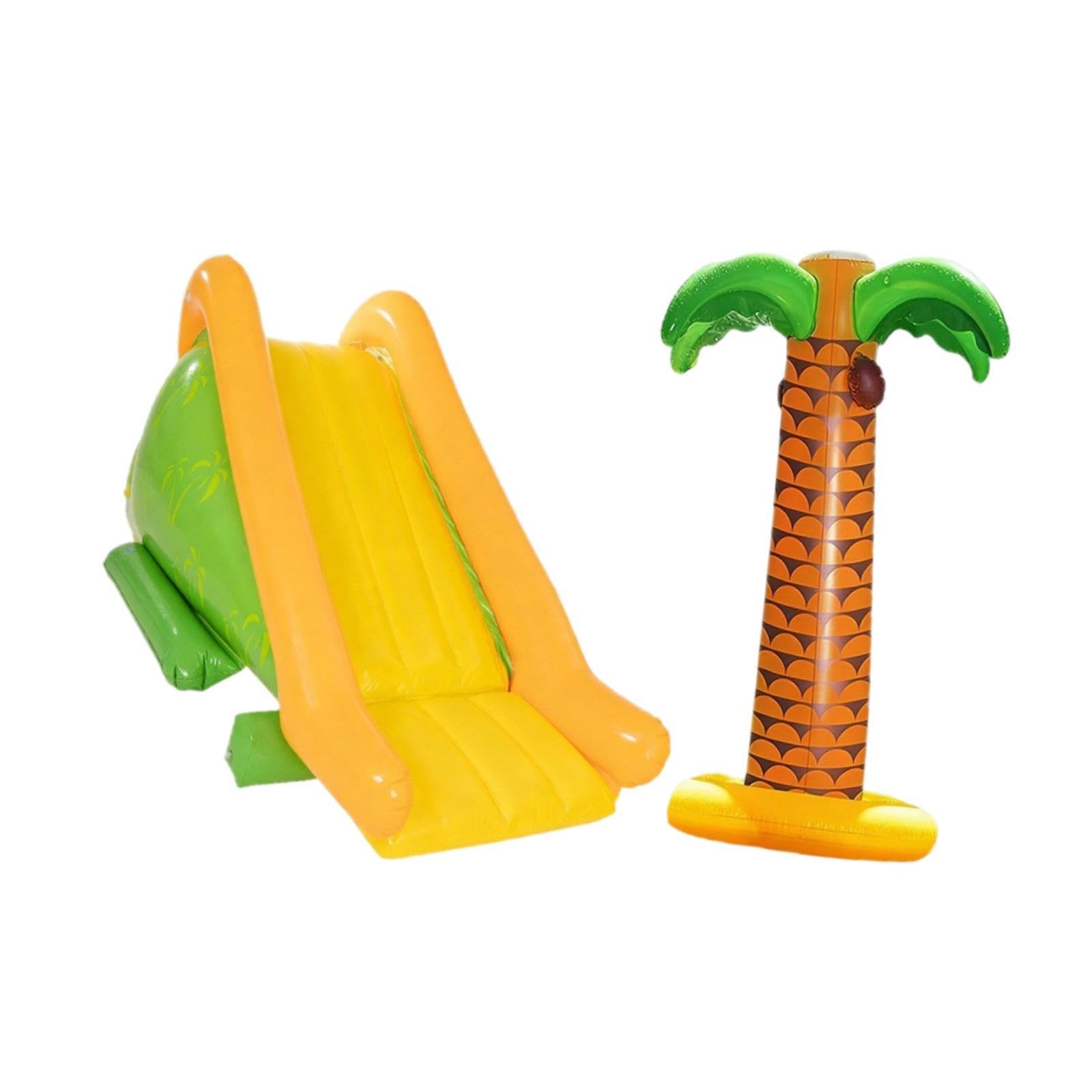 Sharplace Scivolo Gonfiabile per Piscina, Parco Giochi, Portatile, Stabile, con gradini Larghi, Resistente all'Usura, Pratico, Facile da gonfiare e
